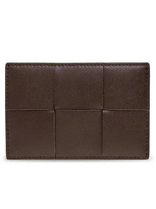 Intrecciato Cassette Card Wallet Light Brown - BOTTEGA VENETA - BALAAN 2