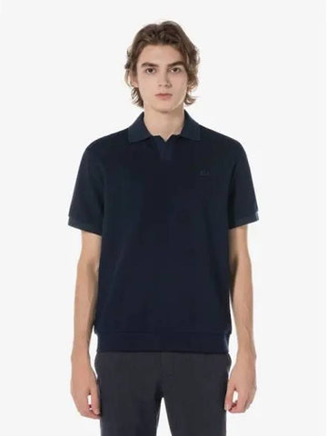 Men s open collar textured polo t shirt PH479E 54N HD domestic product GQ2N24071289672 - LACOSTE - BALAAN 1