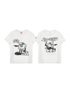 Women Boke Boy Classic Cotton Short Sleeve T-Shirt White - KENZO - BALAAN 1