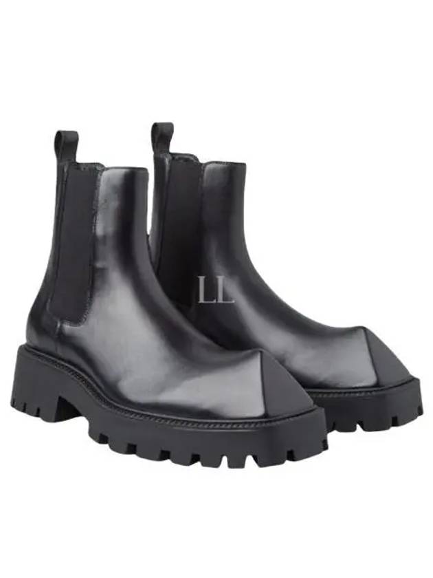 Rhino Leather Ankle Boots Black - BALENCIAGA - BALAAN 2