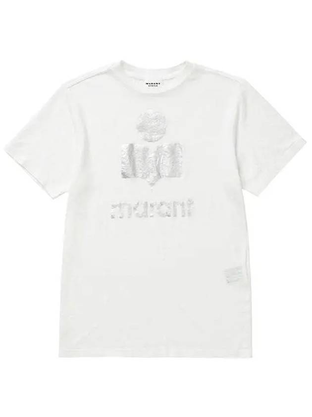 Short Sleeve TS0001FA A1N10E 20WH Etoile Zwell Linen Women's Short Sleeve - ISABEL MARANT - BALAAN 1