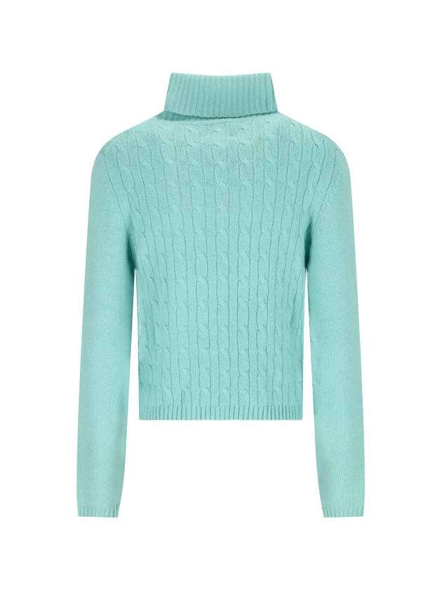 CABLE-KNIT ROLL-NECK SWAETER - ALLUDE - BALAAN 2