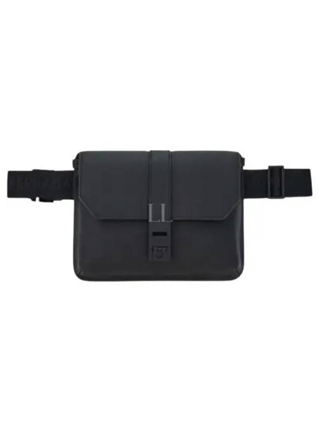 Gancini Buckle Belt Bag Black - SALVATORE FERRAGAMO - BALAAN 2