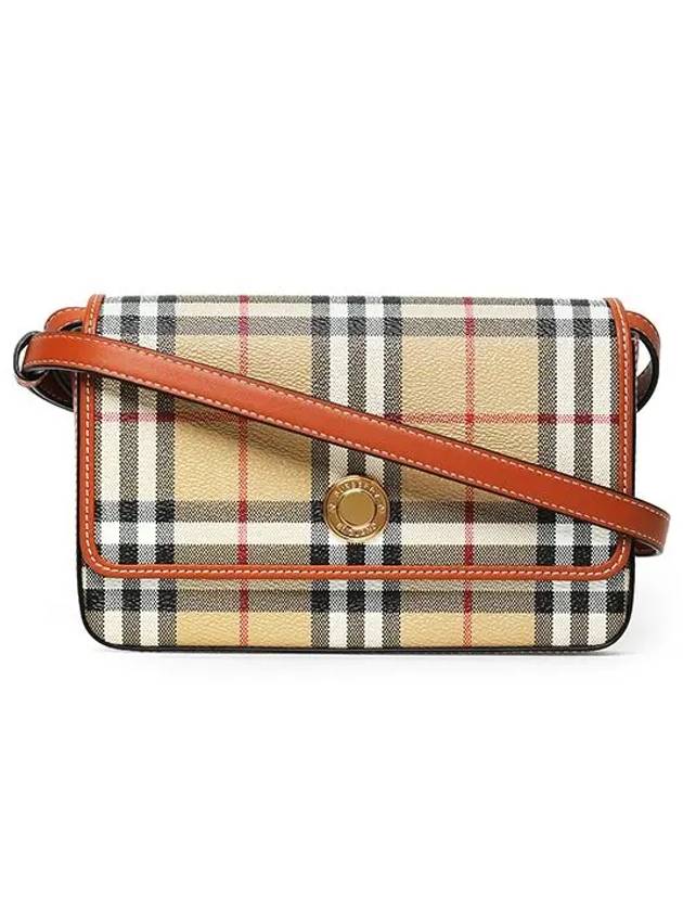 Hampshire Check Cross Bag Archive Beige - BURBERRY - BALAAN 5