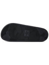 Men's Rubber Slippers Black - VALENTINO - BALAAN 6