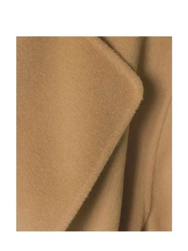 Totem Belt Virgin Wool Single Coat Camel - MAX MARA - BALAAN 7