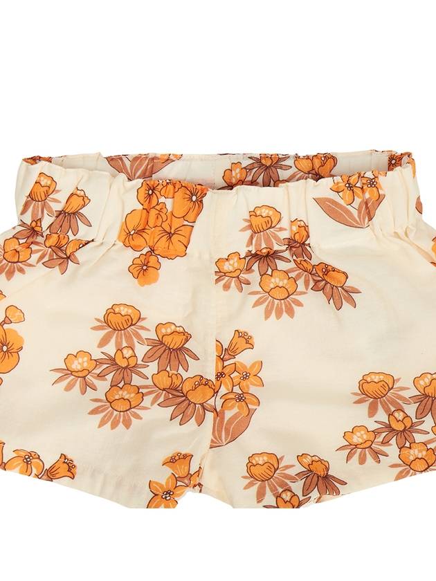 Wild Flower 2223010413 BEIGE Kids Shorts - MINI RODINI - BALAAN 3