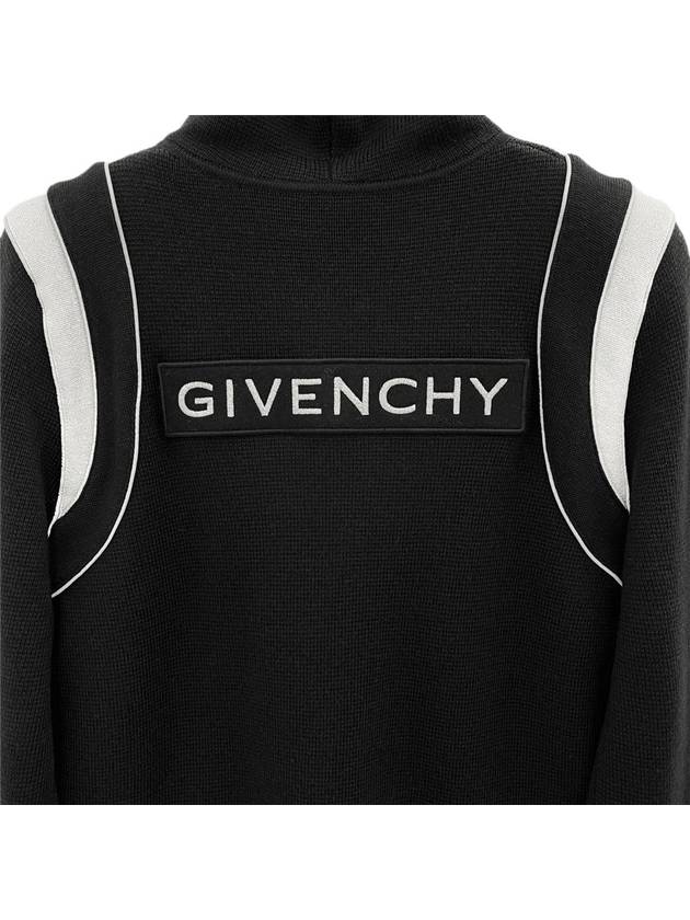 Logo knit hooded zipup BM00FX 4Y5A - GIVENCHY - BALAAN 4