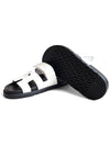 Chypre Calfskin Sandals Blanc - HERMES - BALAAN 8