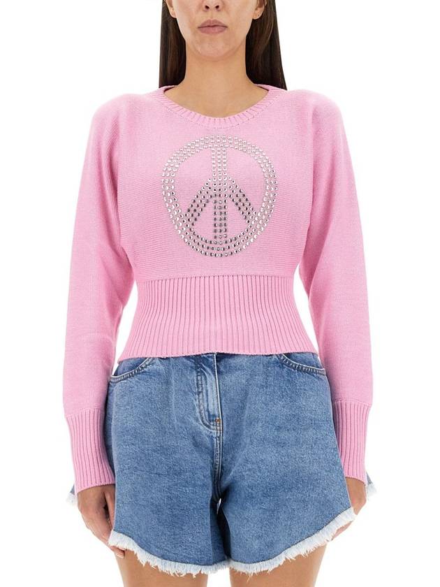 23 fw Peace Symbol Jersey 090982070221 B0040439764 - MOSCHINO - BALAAN 2