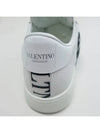 VLTN Band Logo Low Top Sneakers White - VALENTINO - BALAAN 7