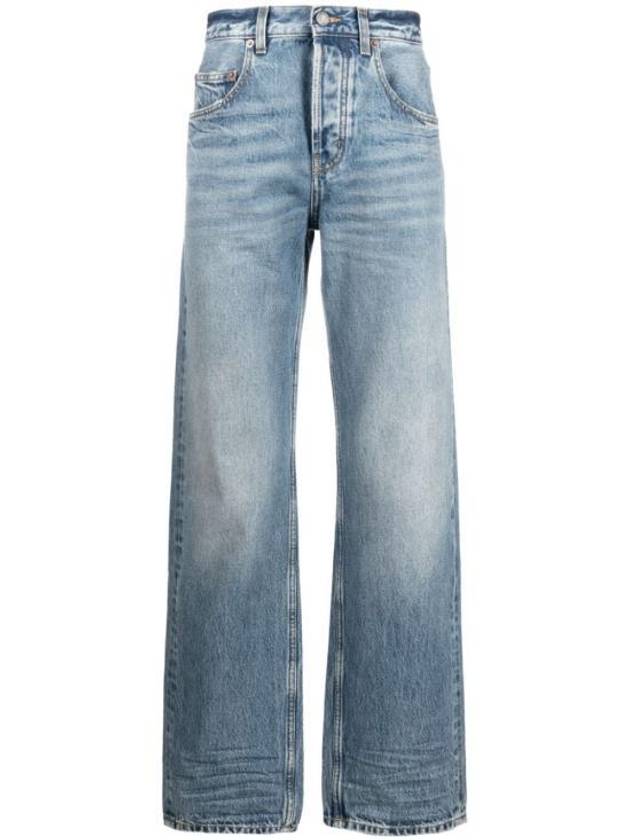 Long Extreme Lake Medium Baggy Jeans Blue - SAINT LAURENT - BALAAN 2