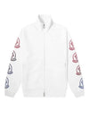 Men's Side Gradient Logo Zip-up Jacket White - MONCLER - BALAAN 2