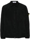 Nylon Metal Econyl Long Sleeve Shirt Black - STONE ISLAND - BALAAN 3