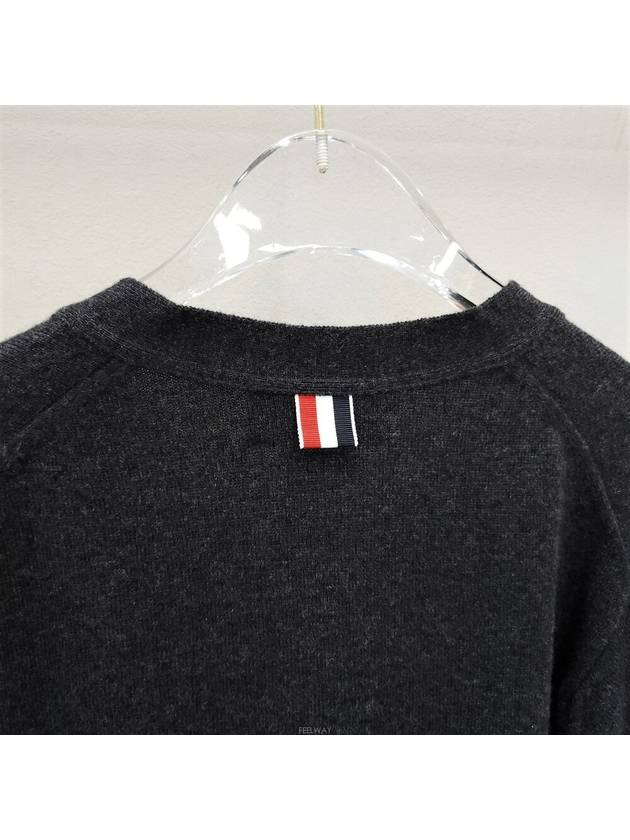 Lux You 3 Cashmere diagonal armband cardigan - THOM BROWNE - BALAAN 3