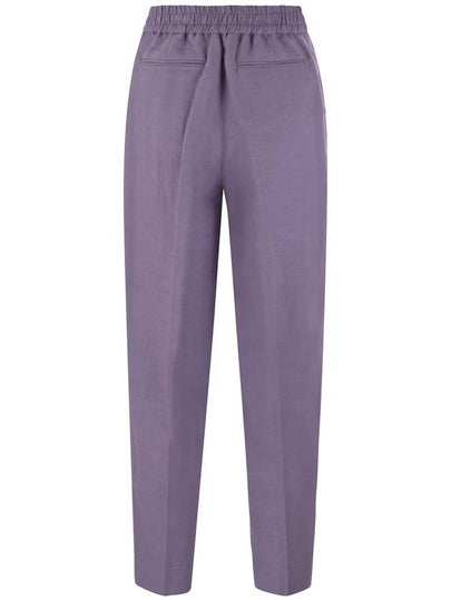 DAISY - Viscose and linen trousers - PT TORINO - BALAAN 2