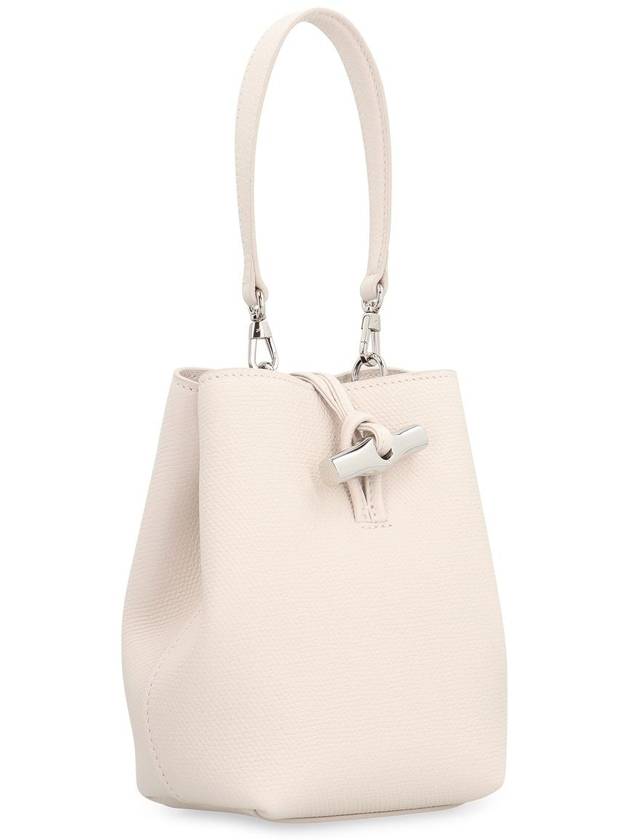 Le Roseau XS Leather Bucket Bag Paper - LONGCHAMP - BALAAN 4