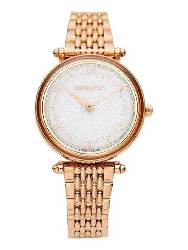 Crystalline Metal Bracelet Watch Rose Gold - SWAROVSKI - BALAAN 3