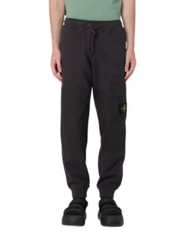 Compass Badge Panel Track Pants Lead Grey - STONE ISLAND - BALAAN 2