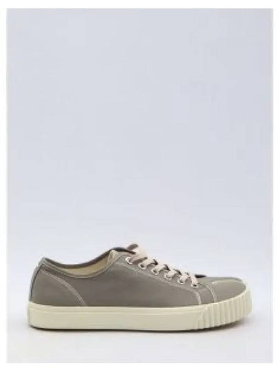 Tabi Cotton Low Top Sneakers Grey - MAISON MARGIELA - BALAAN 2