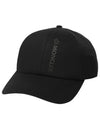 Logo Print Base Ball Cap Black - MONCLER - BALAAN 2