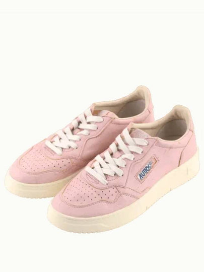 Medalist Goatskin Low Tab Sneakers Pink - AUTRY - BALAAN 2