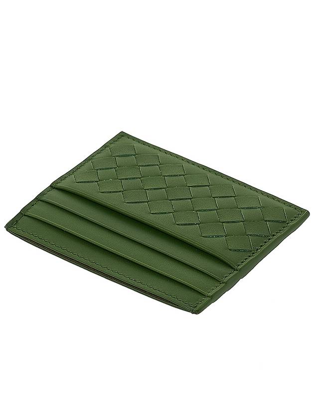 Intrecciato Classic Card Wallet Green - BOTTEGA VENETA - BALAAN 5