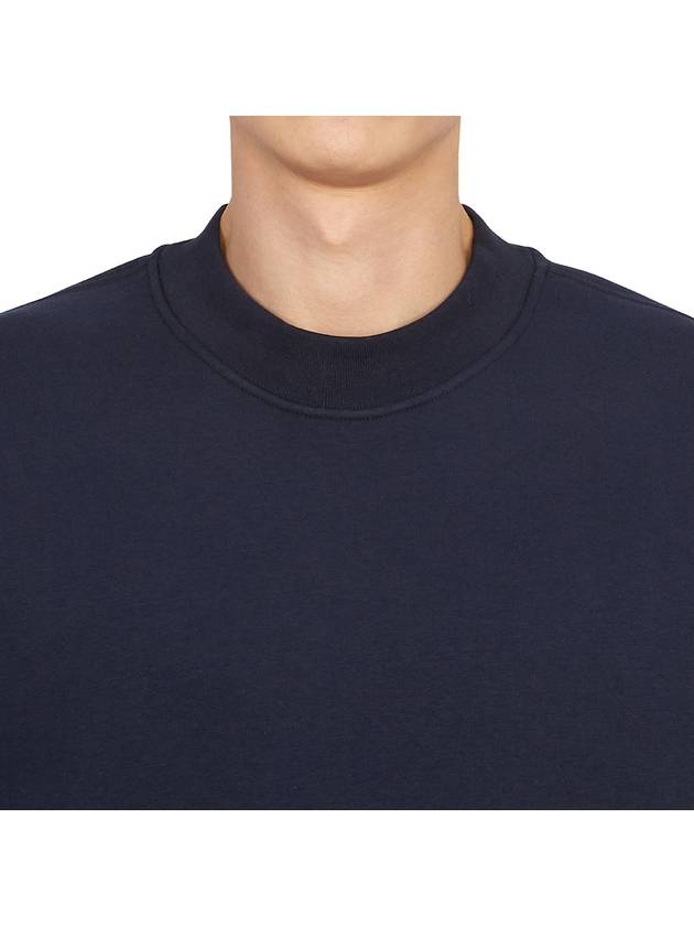 Alexandre Mattiussi Embroidered Logo Sweatshirt Navy - AMI - BALAAN 7