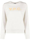 Women's VPC Logo Print Sweatshirt Ecru - A.P.C. - BALAAN 1