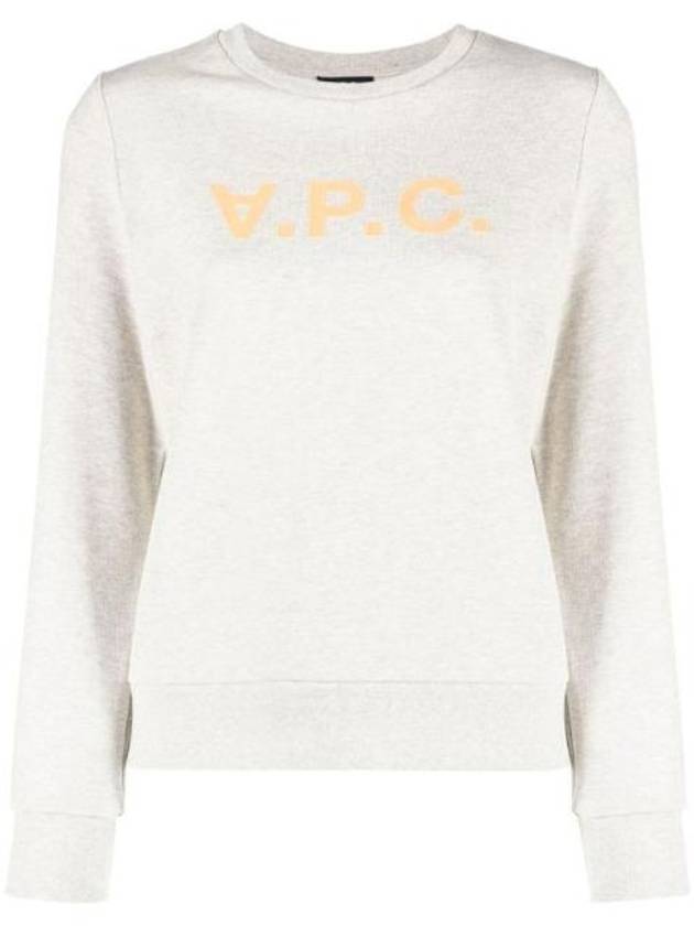 Women's VPC Logo Print Sweatshirt Ecru - A.P.C. - BALAAN 1