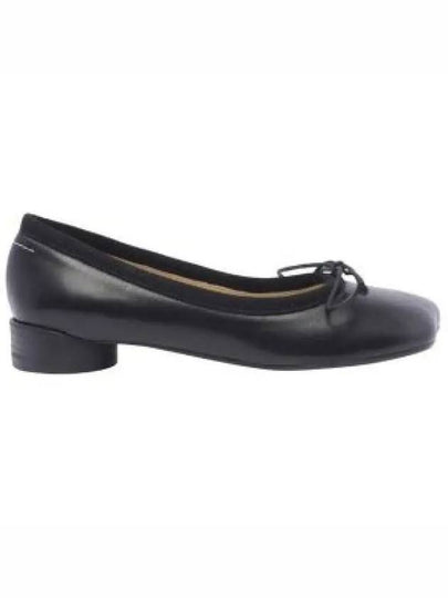 Leather Ballerina Flats Black - MAISON MARGIELA - BALAAN 2