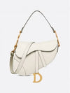 Saddle Grained Calfskin Shoulder Bag Latte - DIOR - BALAAN 2