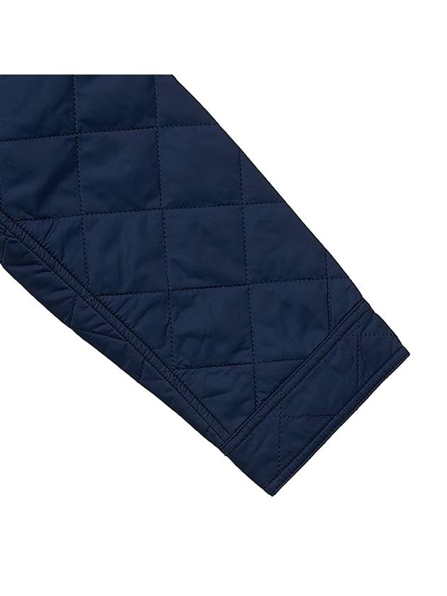 Kenning Quilting  Logo Patch Jacket Navy - BARBOUR - BALAAN 6