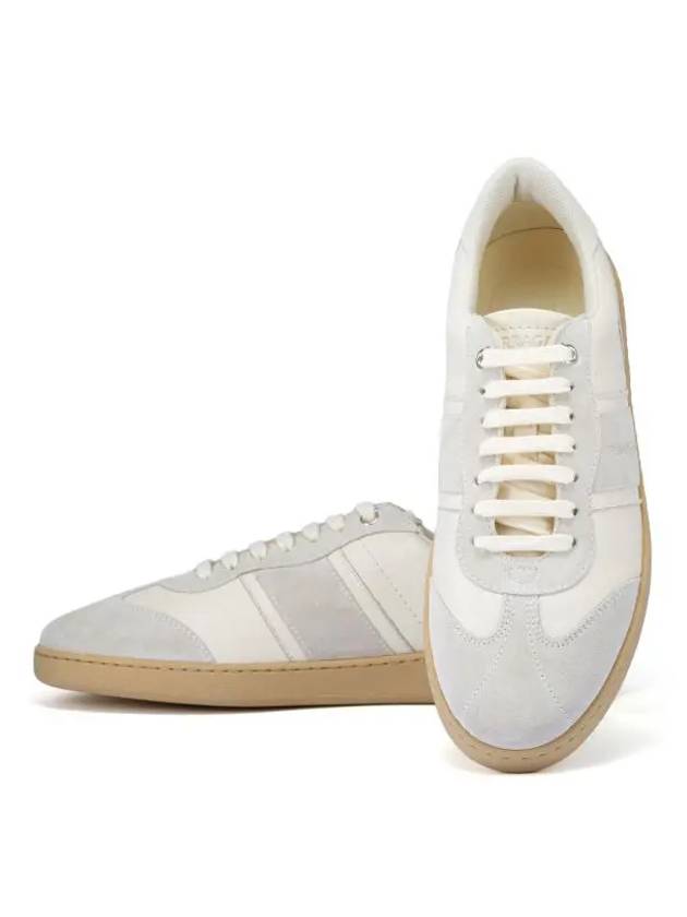 Signature Low Top Sneakers Mascarpone - SALVATORE FERRAGAMO - BALAAN 4