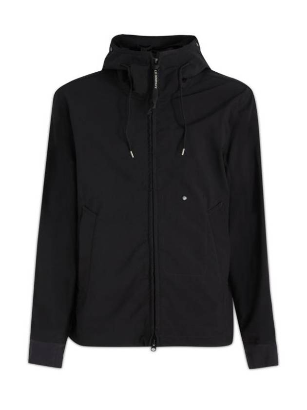 GD Shell Goggles Hooded Jacket Black - CP COMPANY - BALAAN 1