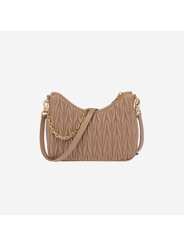 Matelasse Nappa Leather Shoulder Bag Cameo - MIU MIU - BALAAN 1