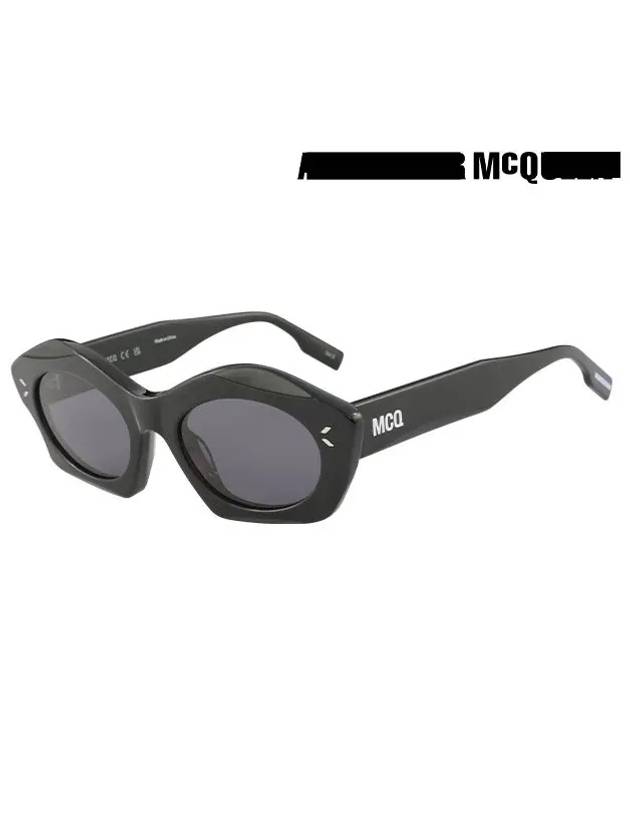 Eyewear Geometric Acetate Sunglasses Black - ALEXANDER MCQUEEN - BALAAN 3