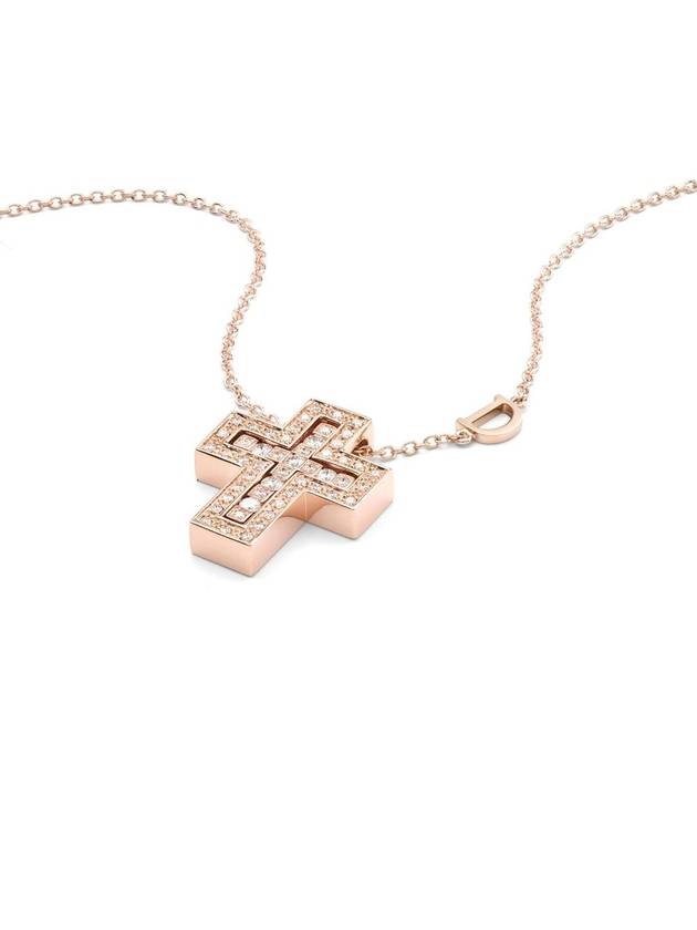 Pink gold necklace set with diamonds20079802 c - DAMIANI - BALAAN 2