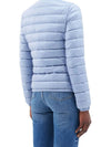 Women's Lans Lightweight Short Down Padded Jacket Light Blue - MONCLER - BALAAN 7