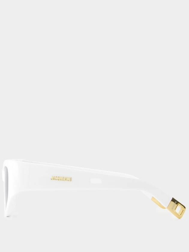 Gala Sunglasses - Jacquemus - Acetate - White - JACQUEMUS - BALAAN 2