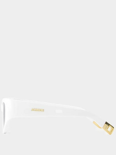 Gala Sunglasses - Jacquemus - Acetate - White - JACQUEMUS - BALAAN 2