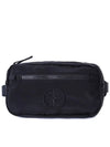 Logo Nylon Belt Bag Black - STONE ISLAND - BALAAN 3