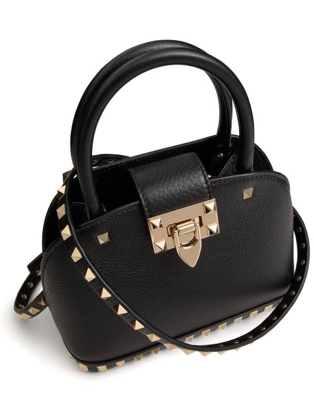 VALENTINO ROCKSTUD SMALL DOUBLE HANDLE BAG - VALENTINO - BALAAN 5