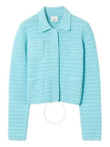 Burberry Crochet Technical Cotton Jacket, Size XX-Small - BURBERRY - BALAAN 1