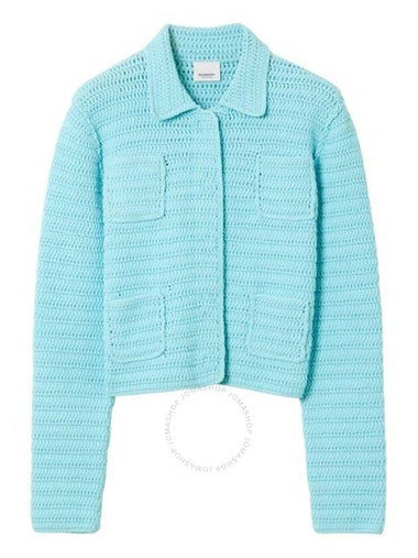 Burberry Crochet Technical Cotton Jacket, Size XX-Small - BURBERRY - BALAAN 1