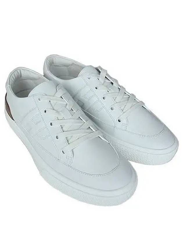 H logo white leather deep sneakers 250 - HERMES - BALAAN 2