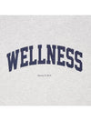 Wellness Logo Printing Cotton Sweatshirt White - SPORTY & RICH - BALAAN 5