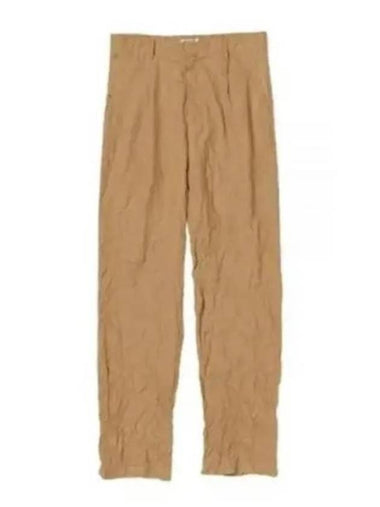 Straight Pants A24SP03FW Brown - AURALEE - BALAAN 1