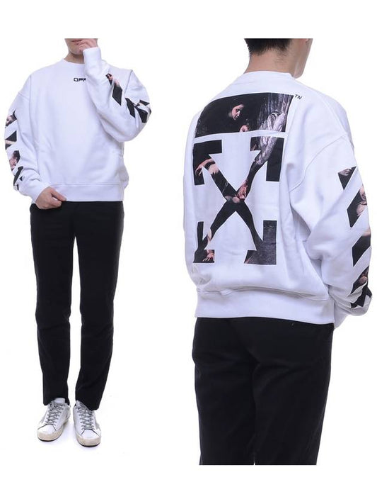 Caravaggio Arrow Sweatshirt - OFF WHITE - BALAAN 2