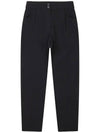 Golf Wear Twill Semi Baggy Pants Black - WHITEBALL - BALAAN 1